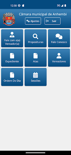 Android application Câmara Municipal de Anhembi screenshort