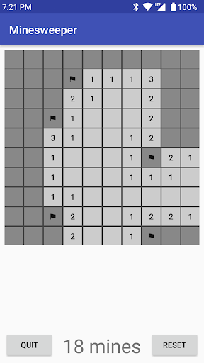 Android application Minesweeper screenshort