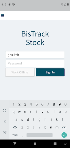 Android application BisTrack Stock screenshort