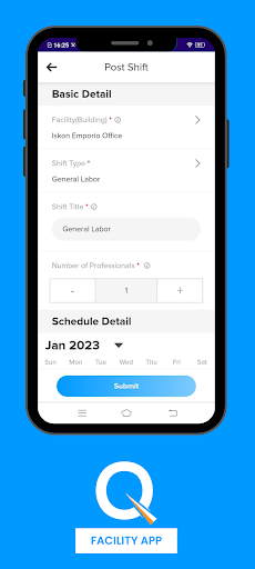 Facility App Screen 3