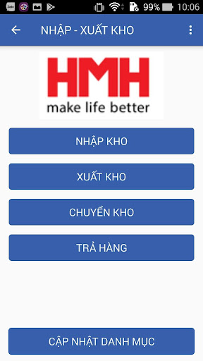 Android application HMH Warehouse screenshort