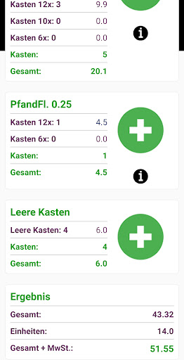 Pfandrechner für Händler Screen 3
