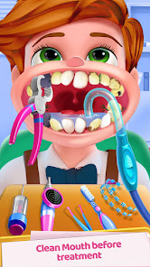 Captura de Pantalla 1 Crazy Dentist Fun Doctor Games android