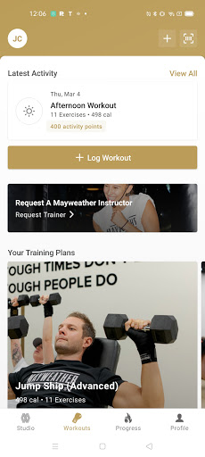 Mayweather Studio Members Screen 3