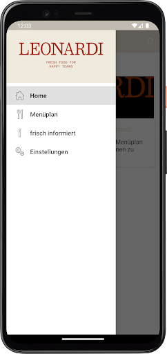 Android application LEONARDI Wien screenshort