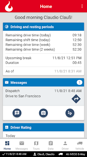 Android application Trendfire Trucking screenshort