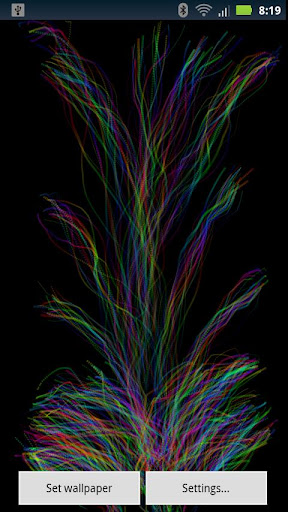 Plasma Trails LWP Screen 2
