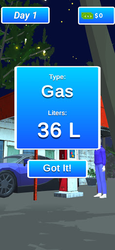 Android application Gas Station Worker : 3D Gas Pu screenshort