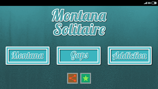 Android application Montana Solitaire screenshort