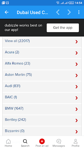Dubai Used Cars In UAE Screenshot 3 - AppWisp.com