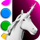 Unicorn 3D Coloring Book icon