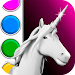 Unicorn 3D Coloring Book APK