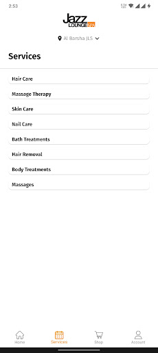 Jazz Lounge Spa Screen 2