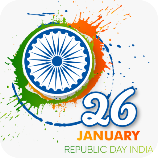 Republic Day GIF Greeting. logo