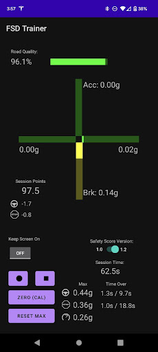 FSD Safe Driving Trainer Screen 2