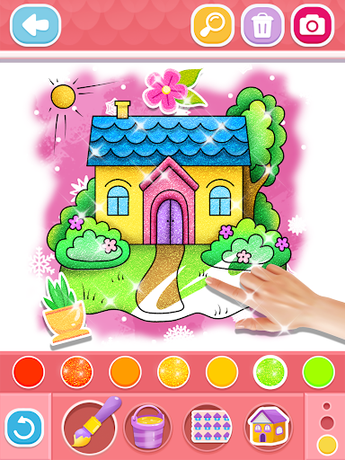 Glitter House coloring and dra photo 9