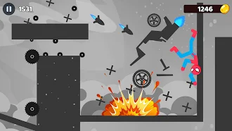 Game screenshot Stick Ragdoll Turbo Dismount hack