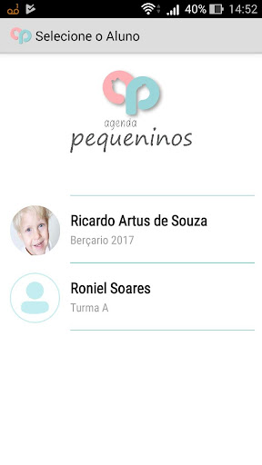 Agenda Pequeninos Screen 2