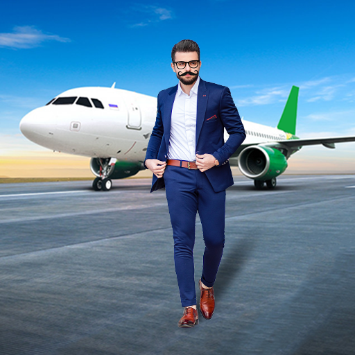 Airport Photo Background Edit logo