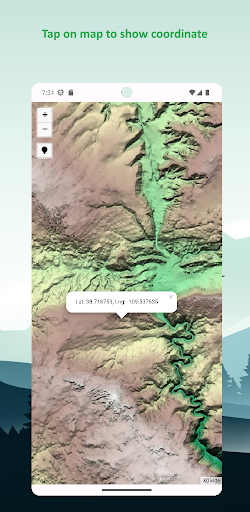 Arches Offline Topographic Map Screen 3
