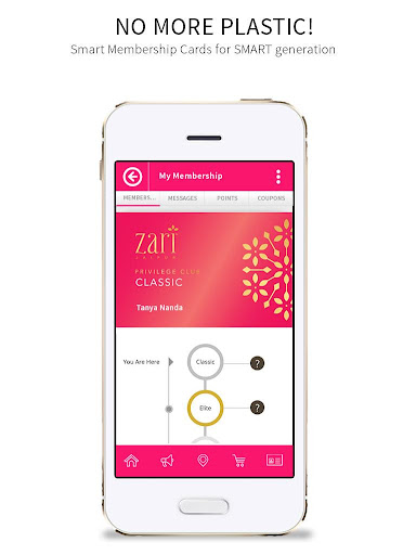Zari Privilege Club Screen 2