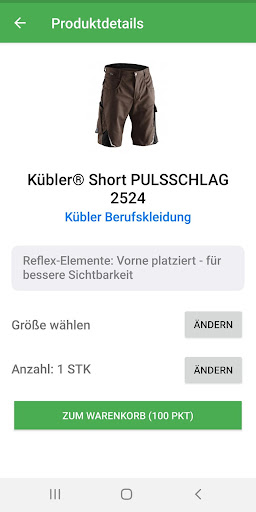 workwear4you SmartStore Screen 2