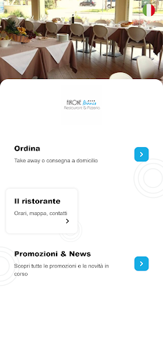 Android application Airone Bianco - Ristorante screenshort