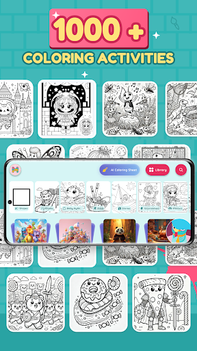 Screenshot of Color Ovo: AI Kids Coloring!