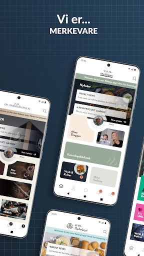 Android application Vi er Merkevare screenshort