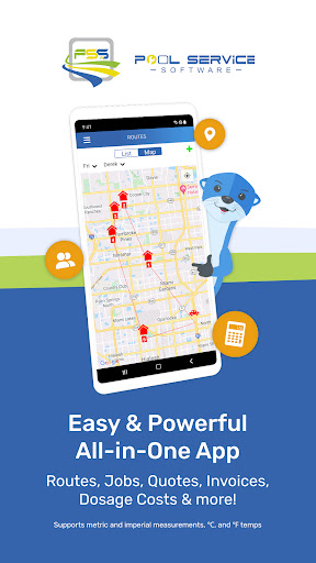 Android application Pool Service Software screenshort
