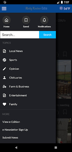 Android application Madison Daily Leader Extra screenshort