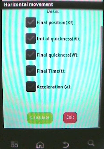 Horizontal movement Screen 3