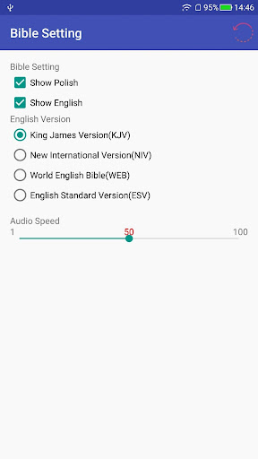Polish-English Bible Audio Pro Screen 3