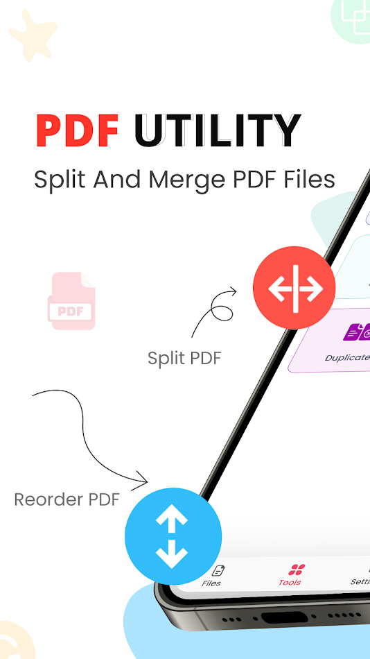 #1. Split & Merge PDF files (Android) Ved: Wonder Apps Valley