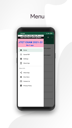 JTET Preparation App Screen 2
