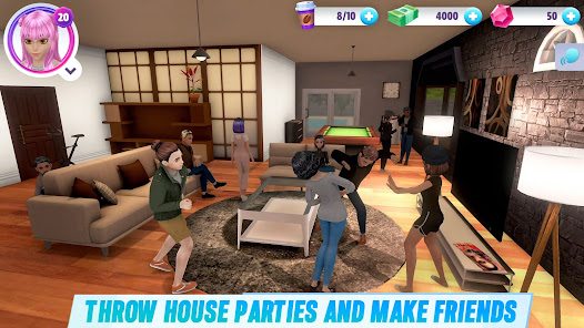 Virtual Sim Story : Dream Life APK MOD – Pièces Illimitées (Astuce) screenshots hack proof 1