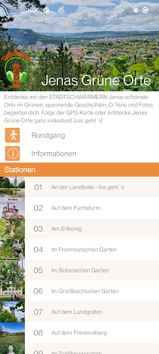 Android application Stadtschwärmer - Jena screenshort