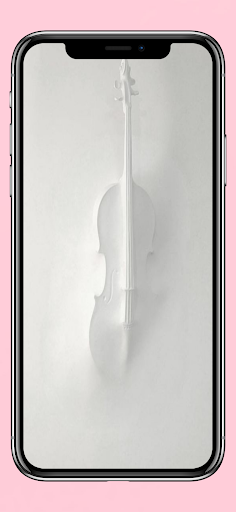 White wallpaper Screen 3