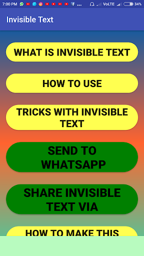 Invisible Text Screen 2