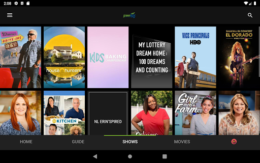 Screenshot of Greenlight TV
