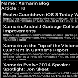 XamarinBlogger icon