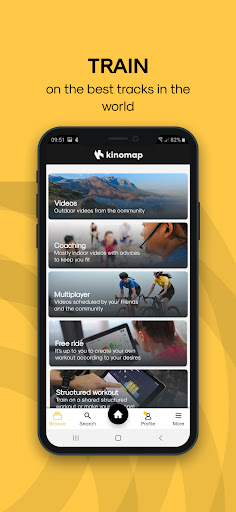 Kinomap 3.3.3 screenshots 1