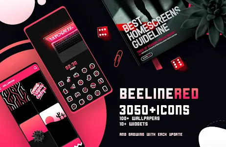 BeeLine Red IconPack