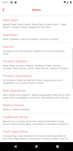 The Balti Taste BL5 Screen 2