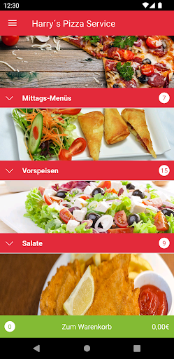 Harry´s Pizza Service Screen 3
