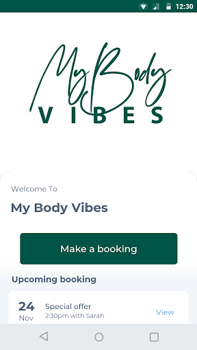 Android application My Body Vibes screenshort