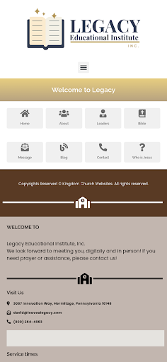 Legacy Educational Institute Screen 2