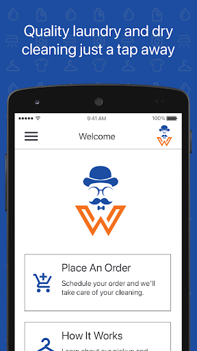 Android application Wash Crew screenshort