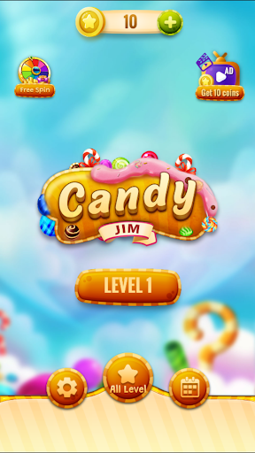 Candy Jim Puzzle Sweet Game