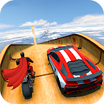 Cover Image of Download Superhero Car Stunt GT Racing  APK